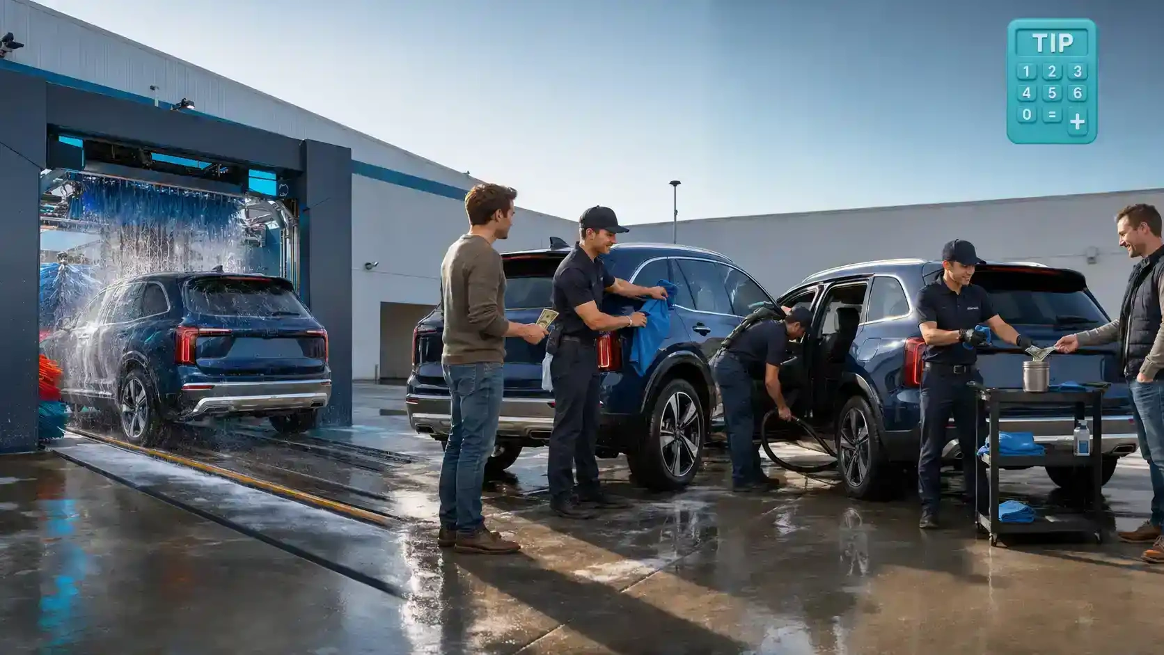 How much should you tip at a car wash
