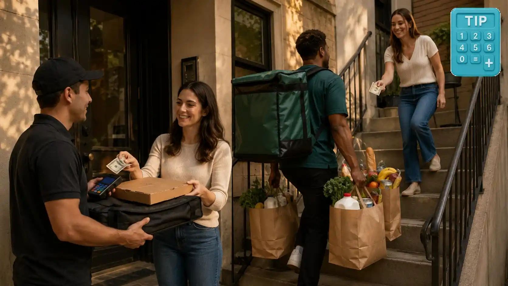 Pizza and Grocery Delivery Tips