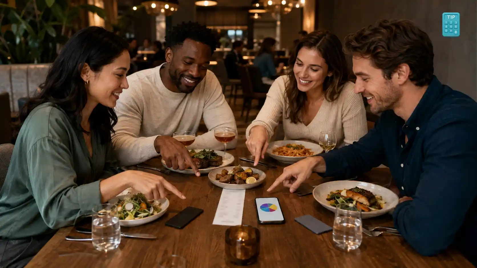 What is the fairest way to split a restaurant bill